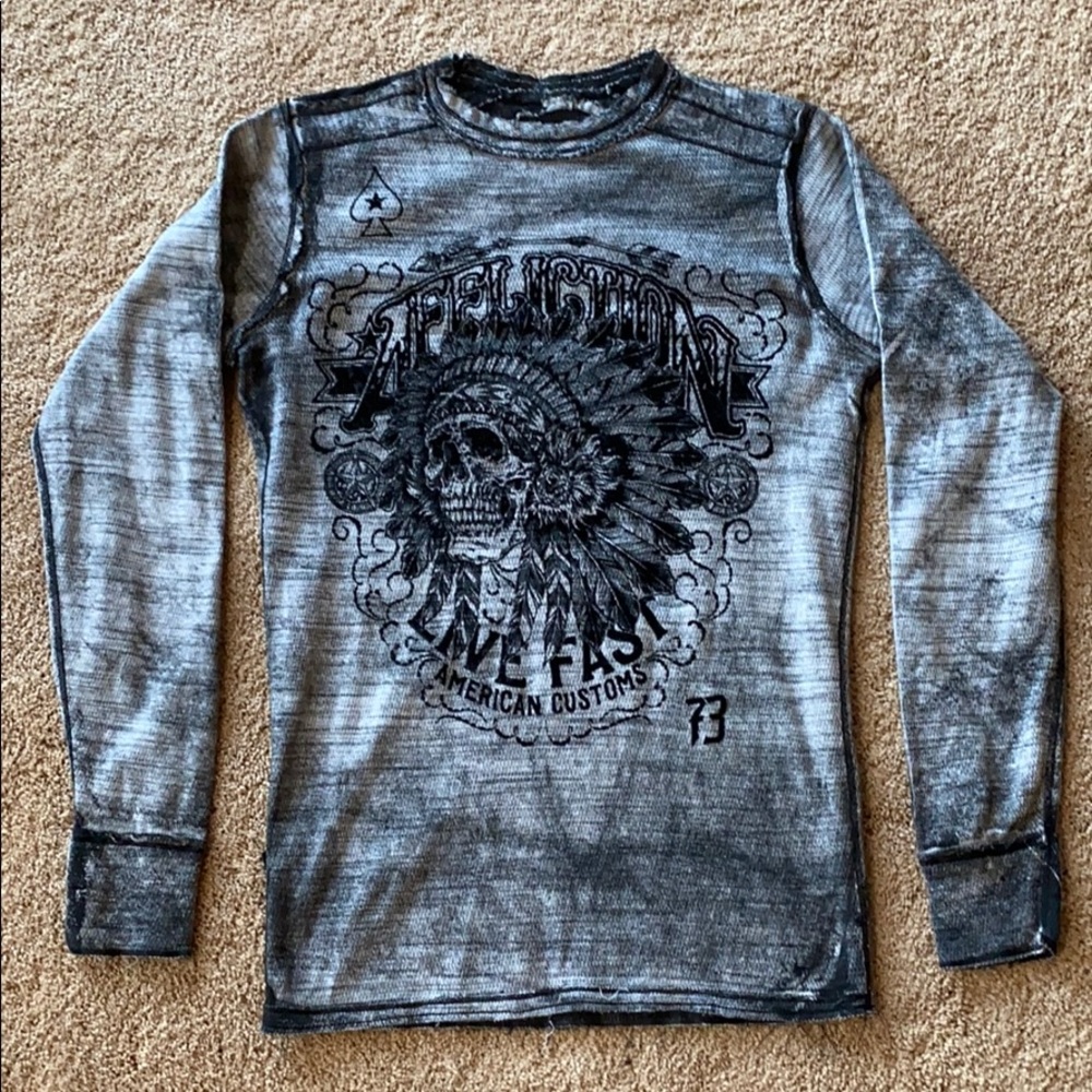 Men’s Long Sleeve Affliction Shirt